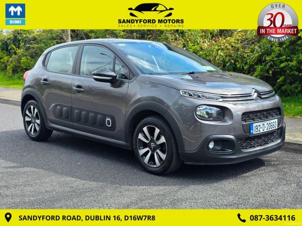 Citroen C3 Hatchback, Petrol, 2019, Grey