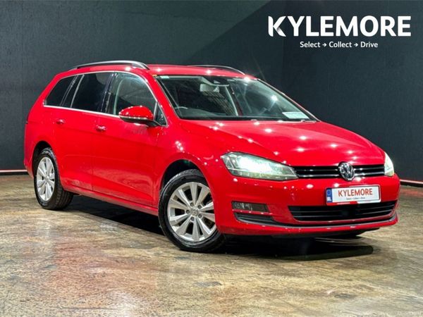 Volkswagen Golf Estate, Petrol, 2016, Red