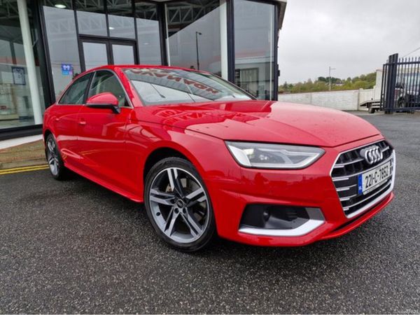 Audi A4 Saloon, Diesel, 2022, Red