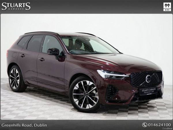 Volvo XC60 Estate, Petrol Plug-in Hybrid, 2025, Red