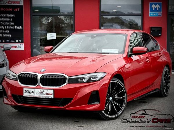 BMW 3-Series Saloon, Petrol Hybrid, 2024, Red