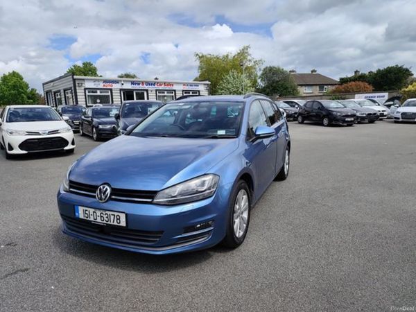 Volkswagen Golf Estate, Petrol, 2015, Blue