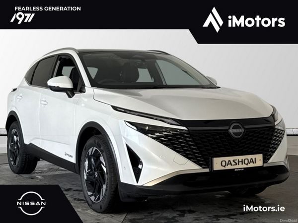 Nissan Qashqai SUV, Petrol Hybrid, 2026, White