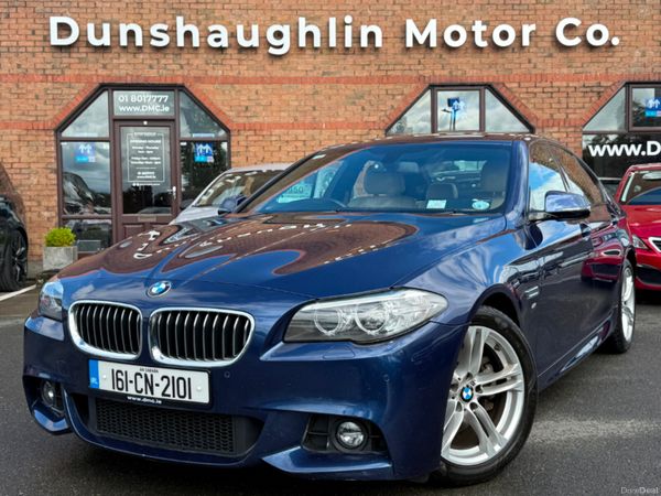 BMW 5-Series Saloon, Diesel, 2016, Blue
