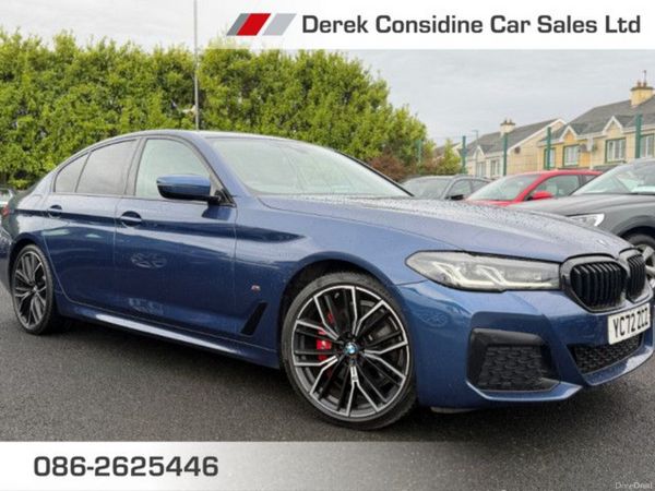 BMW 5-Series Saloon, Diesel, 2022, Blue