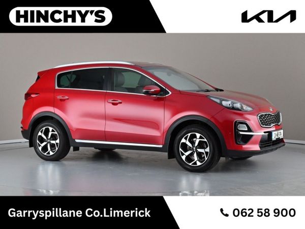 Kia Sportage MPV, Diesel Hybrid, 2021, Red