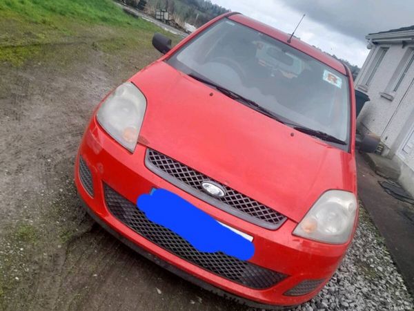 Ford Fiesta Hatchback, Diesel, 2008, Red