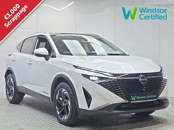 Nissan Qashqai MPV, Petrol Hybrid, 2025, White