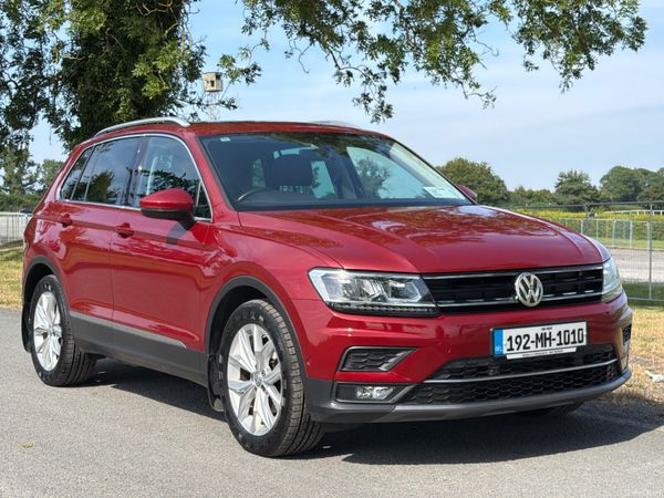Volkswagen Tiguan SUV, Diesel, 2019, Red