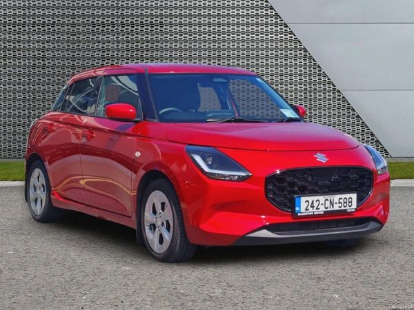 Suzuki Swift Hatchback, Petrol Hybrid, 2024, Red