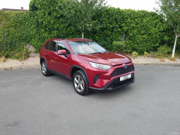 Toyota RAV4 SUV, Petrol Hybrid, 2021, Red