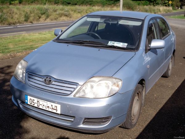 Toyota Corolla Saloon, Petrol, 2005, Blue