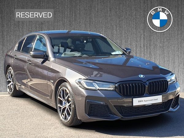 BMW 5-Series Saloon, Petrol Plug-in Hybrid, 2023, Grey