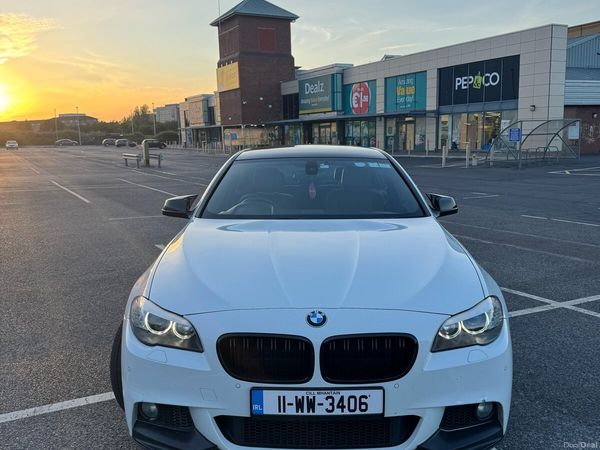 BMW 5-Series Saloon, Diesel, 2011, White