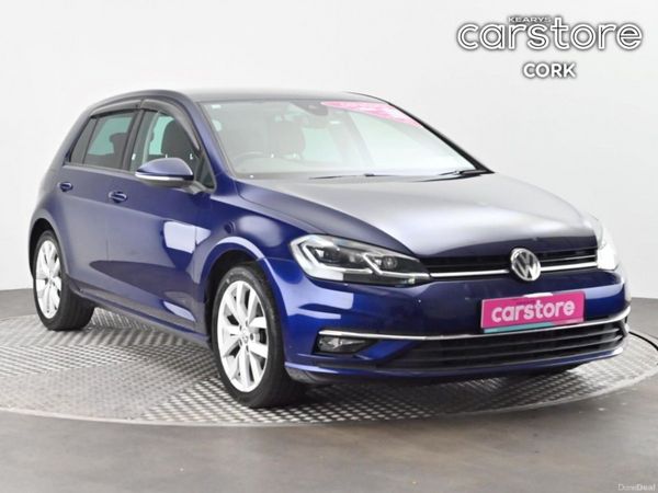 Volkswagen Golf Hatchback, Petrol, 2017, Blue