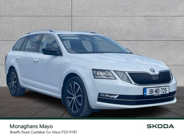 Skoda Octavia Estate, Diesel, 2018, White