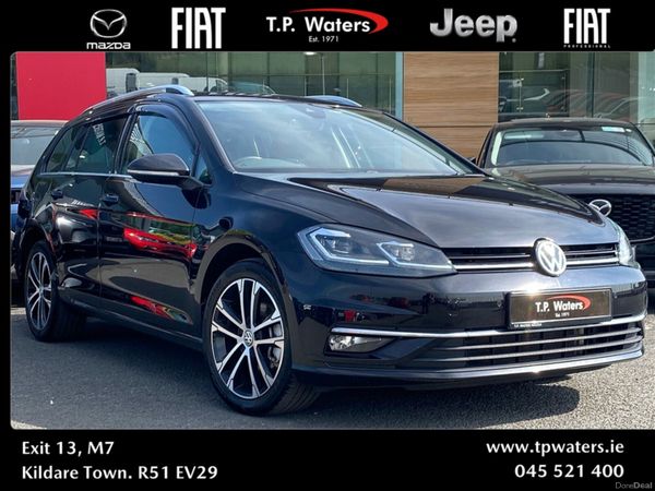 Volkswagen Golf Estate, Diesel, 2019, Black