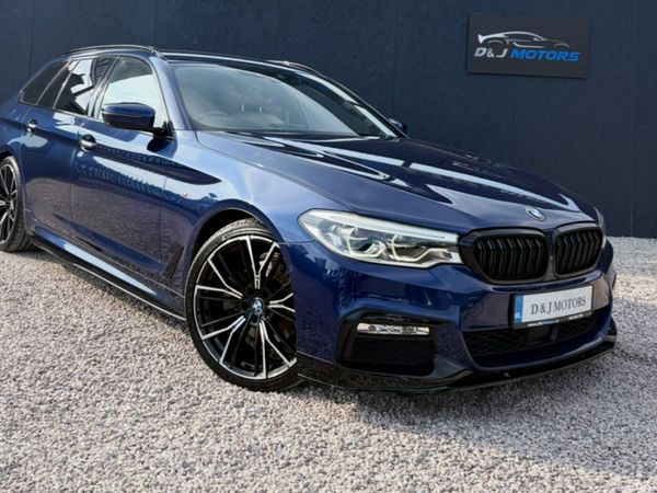 BMW 5-Series Estate, Diesel, 2018, Blue