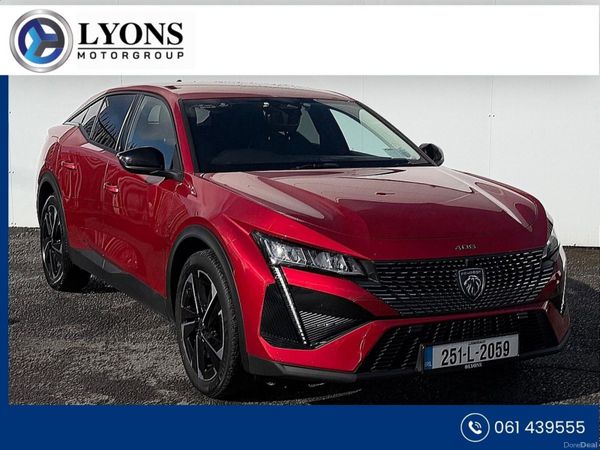 Peugeot 408 Hatchback, Petrol, 2025, Red