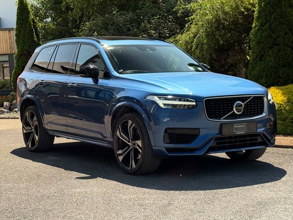 Volvo XC90 SUV, Petrol Plug-in Hybrid, 2019, Blue