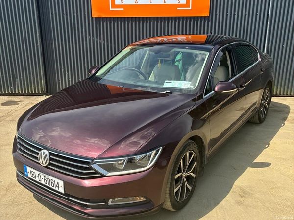 Volkswagen Passat Saloon, Diesel, 2016, Red
