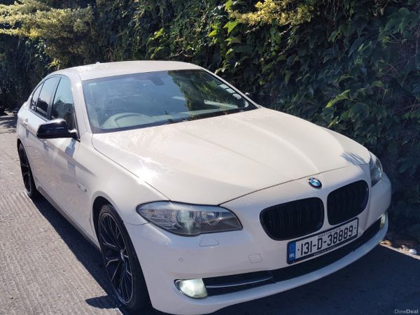 BMW 5-Series Saloon, Diesel, 2013, White