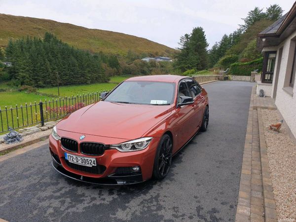 BMW 3-Series Saloon, Petrol Plug-in Hybrid, 2017, Orange
