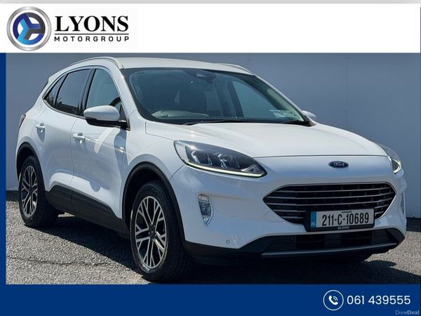 Ford Kuga SUV, Petrol Hybrid, 2021, White