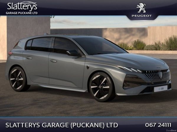 Peugeot 308 Hatchback, Electric, 2026, Grey