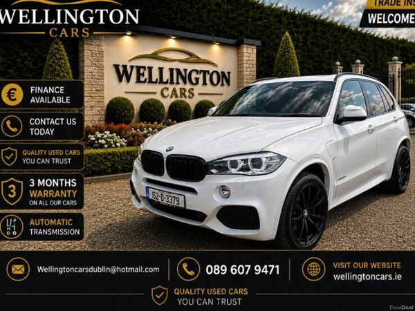 BMW X5 SUV, Petrol Plug-in Hybrid, 2017, White