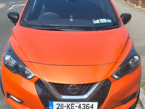 Nissan Micra Hatchback, Petrol, 2021, Orange