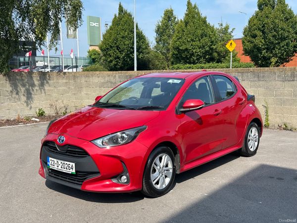 Toyota Yaris Hatchback, Petrol Hybrid, 2022, Red