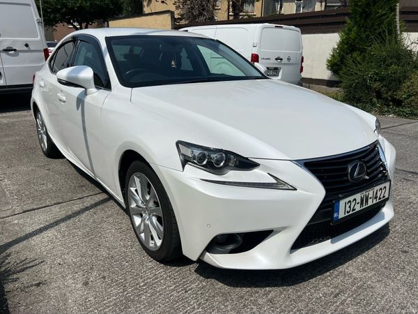 Lexus IS Saloon, Petrol Hybrid, 2013, White