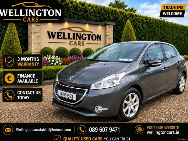 Peugeot 208 Hatchback, Petrol, 2014, Grey