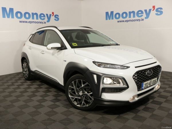 Hyundai KONA SUV, Petrol Hybrid, 2020, White
