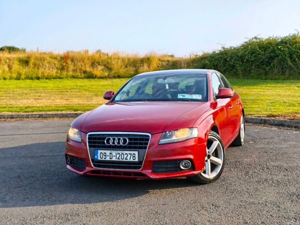 Audi A4 Saloon, Diesel, 2009, Red