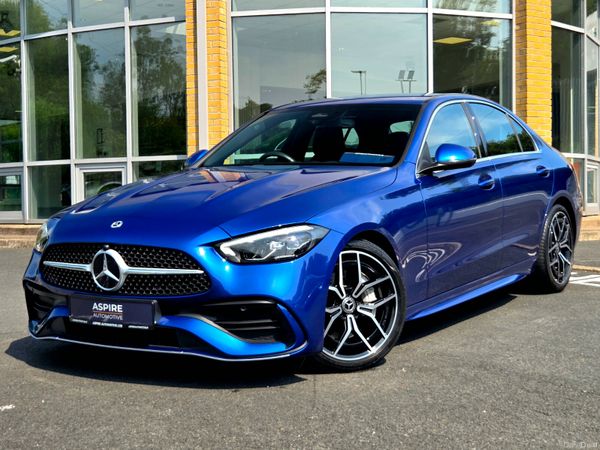 Mercedes-Benz C-Class Saloon, Diesel Hybrid, 2023, Blue