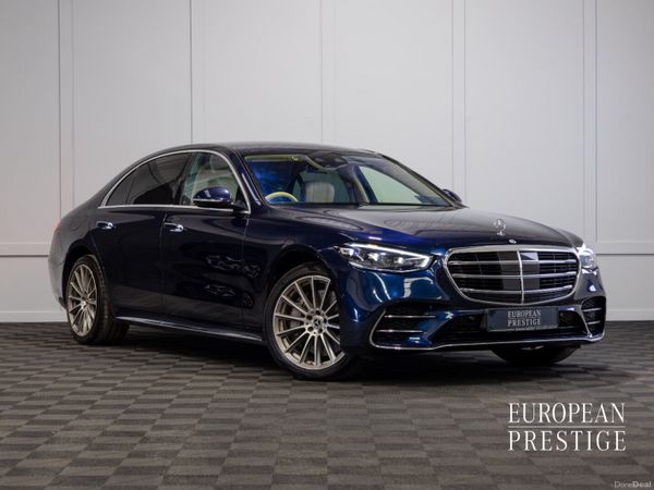 Mercedes-Benz S-Class Saloon, Petrol Plug-in Hybrid, 2023, Blue
