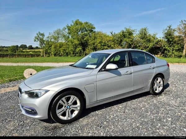 BMW 3-Series Saloon, Petrol Plug-in Hybrid, 2016, Silver