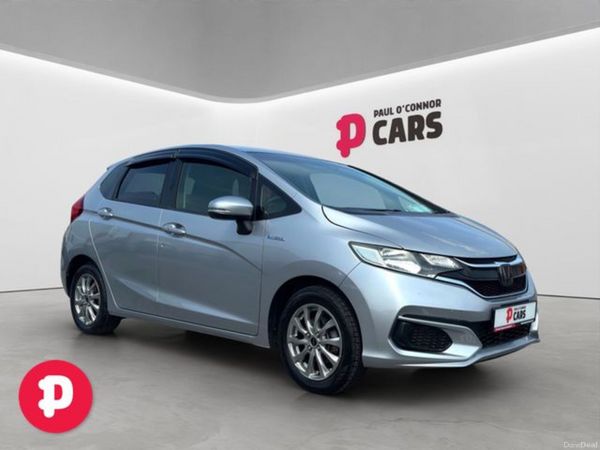 Honda Fit Hatchback, Petrol Hybrid, 2019, Silver