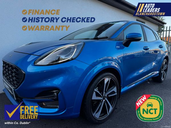Ford Puma SUV, Petrol Hybrid, 2022, Blue