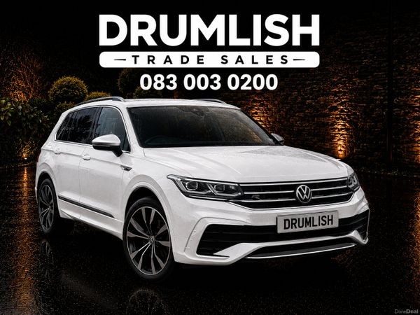 Volkswagen Tiguan SUV, Petrol Plug-in Hybrid, 2023, White