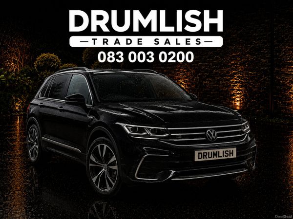 Volkswagen Tiguan SUV, Petrol Plug-in Hybrid, 2023, Black
