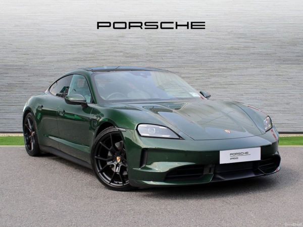 Porsche Taycan Hatchback, Electric, 2024, Green