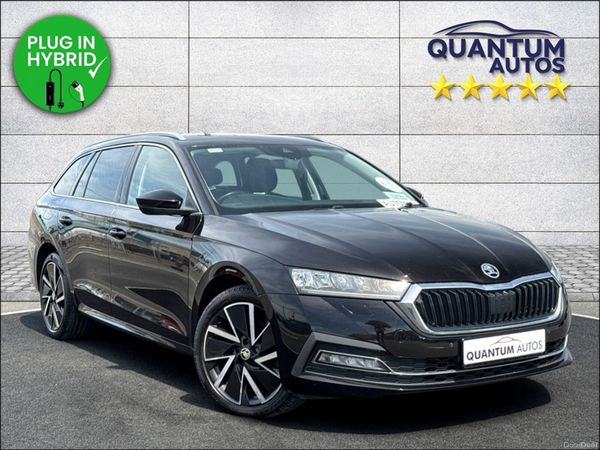 Skoda Octavia Estate, Petrol Plug-in Hybrid, 2021, Black