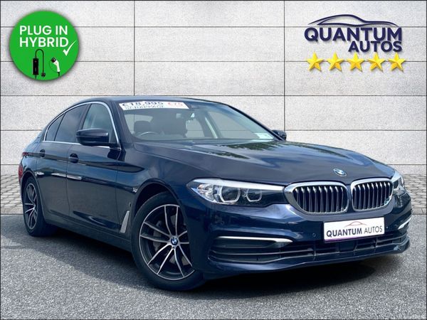 BMW 5-Series Saloon, Petrol Plug-in Hybrid, 2018, Blue