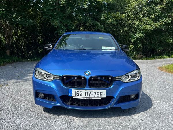 BMW 3-Series Saloon, Petrol Plug-in Hybrid, 2016, Blue