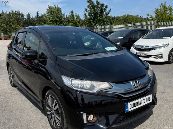 Honda Fit Hatchback, Petrol Hybrid, 2014, Black