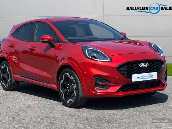 Ford Puma SUV, Petrol Hybrid, 2025, Red