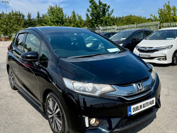 Honda Fit Hatchback, Petrol Hybrid, 2014, Black